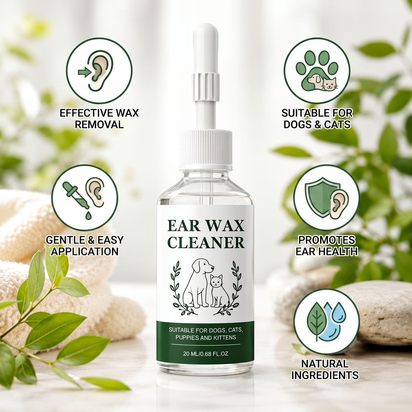 Ear Wax Cleaner For Dog And Cat