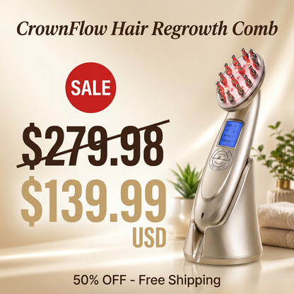 CrownFlow Massage Regrowth Hair Comb