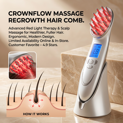 CrownFlow Massage Regrowth Hair Comb